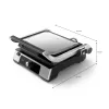 Philips 5000 series Contact Grill, Aluminium, Rectangular, Rotary, 200 °C, Hinged lid, Locking lid, 180°