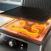 Philips 5000 series Contact Grill, Aluminium, Rectangular, Rotary, 200 °C, Hinged lid, Locking lid, 180°