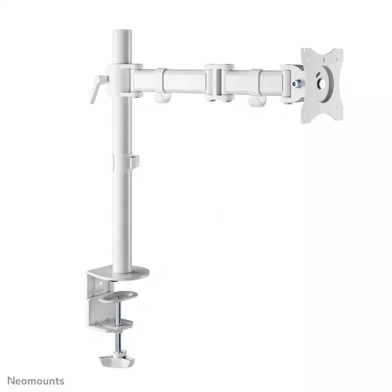 Neomounts NM-D135WHITE Monitor arm 10-30 inch, Clamp/Grommet, 8 kg, 25.4 cm (10 inch), 76.2 cm (30 inch), 100 x 100 mm, White