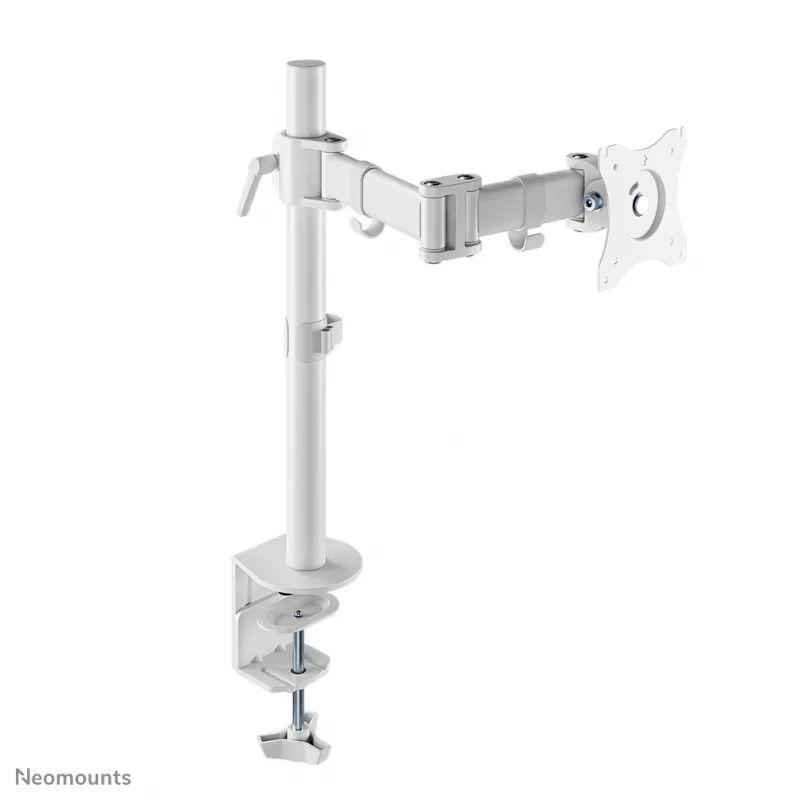 Neomounts NM-D135WHITE Monitor arm 10-30 inch, Clamp/Grommet, 8 kg, 25.4 cm (10 inch), 76.2 cm (30 inch), 100 x 100 mm, White