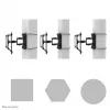 Neomounts WL40S-910BL16 TV pillar mount 40-70 inch - full motion - diam. 25-100 cm
