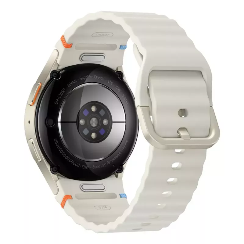 Samsung Galaxy Watch7 3.3 cm (1.3 inch) AMOLED 40 mm Digital 432 x 432 pixels Touchscreen 4G Cream Wi-Fi GPS (satellite)