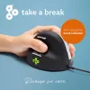 R-Go Tools Ergonomic mouse R-Go HE Break with break software, medium (hand size 165-185 mm), left-handed, Wired, black