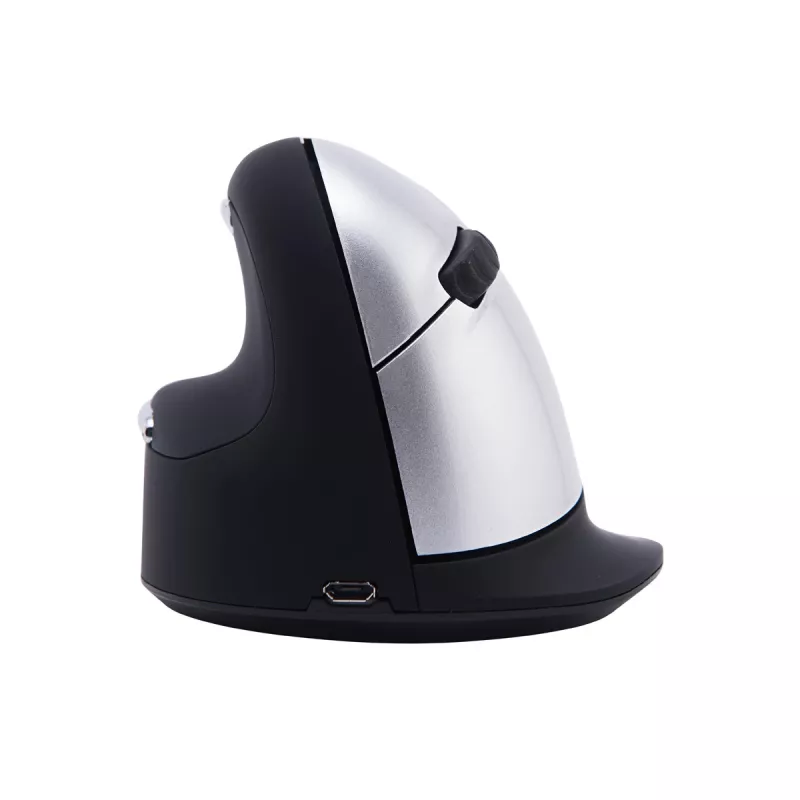 R-Go Tools Ergonomic mouse R-Go HE Break with break software, large (hand size ≥ 185 mm), left-handed, Bluetooth, black