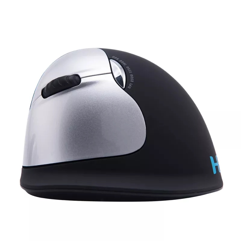 R-Go Tools Ergonomic mouse R-Go HE Break with break software, large (hand size ≥ 185 mm), left-handed, Bluetooth, black