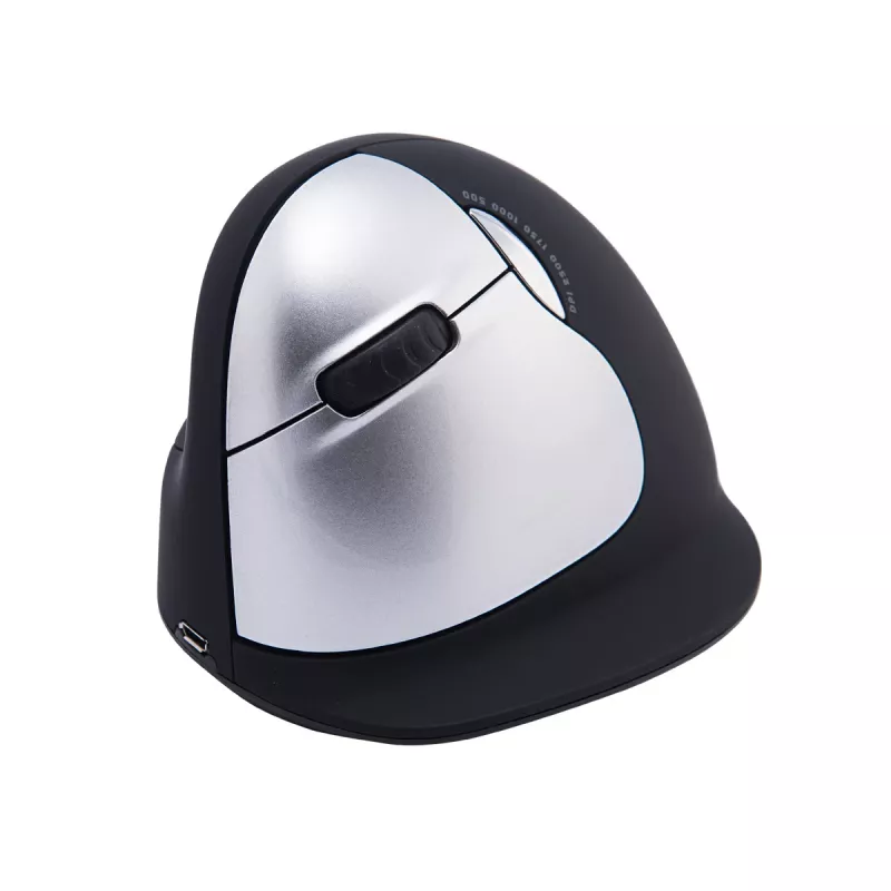 R-Go Tools Ergonomic mouse R-Go HE Break with break software, large (hand size ≥ 185 mm), left-handed, Bluetooth, black