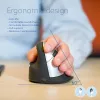 R-Go Tools Ergonomic mouse R-Go HE Break with break software, large (hand size ≥ 185 mm), left-handed, Bluetooth, black