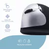R-Go Tools Ergonomic mouse R-Go HE Break with break software, large (hand size ≥ 185 mm), left-handed, Bluetooth, black