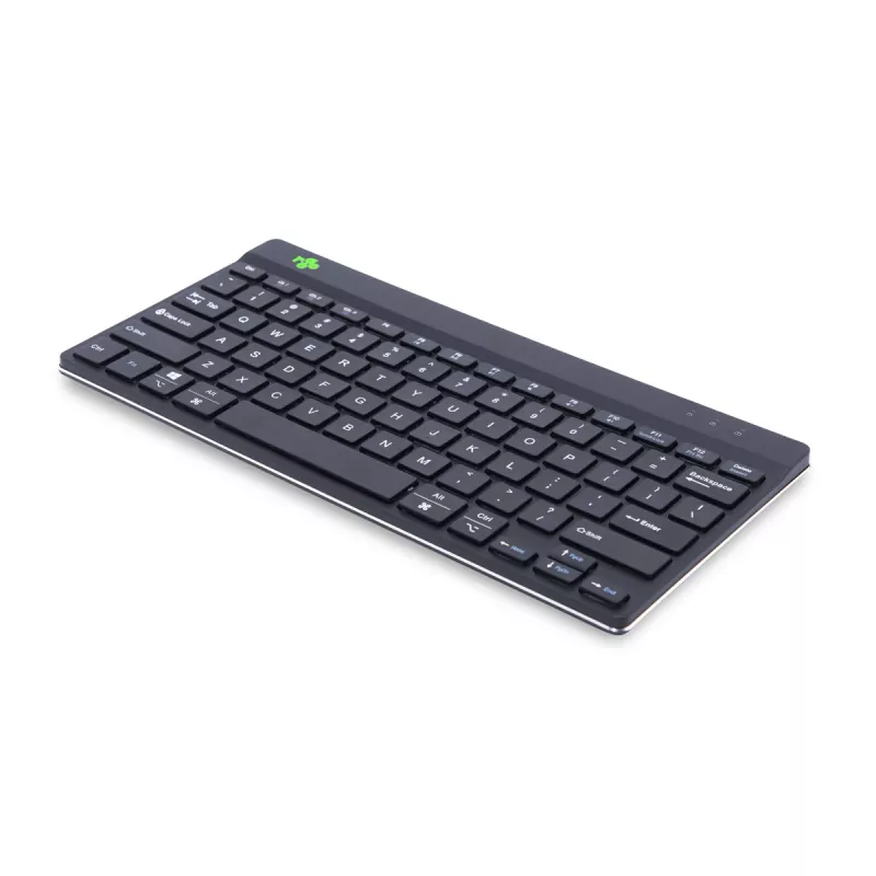 R-Go Tools Ergonomic keyboard R-Go Compact Break, compact keyboard with break software, QWERTY (US), Bluetooth, black