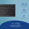 R-Go Tools Ergonomic keyboard R-Go Compact Break, compact keyboard with break software, QWERTY (US), Bluetooth, black