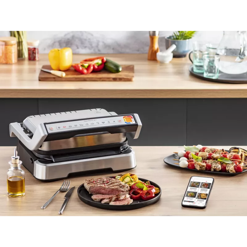 Contact grill Tefal OptiGrill 4in1 GC774D Stainless steel 2100W