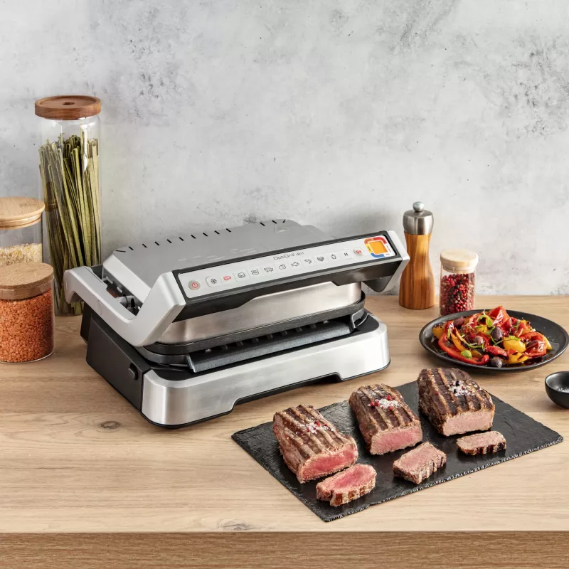 Contact grill Tefal OptiGrill 4in1 GC774D Stainless steel 2100W