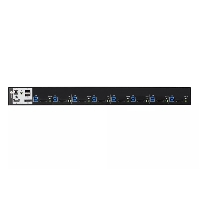 ATEN 8-Port USB 3.0 4K DisplayPort KVM Switch, 4096 x 2160 pixels, 4K Ultra HD, 18.44 W, Black