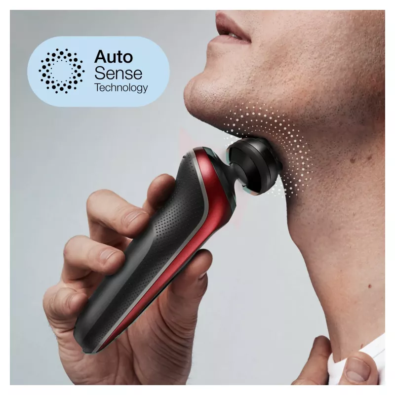 Foil shaver Braun Series 6 61-R1200s SensoFlex SensoFoil Black Red