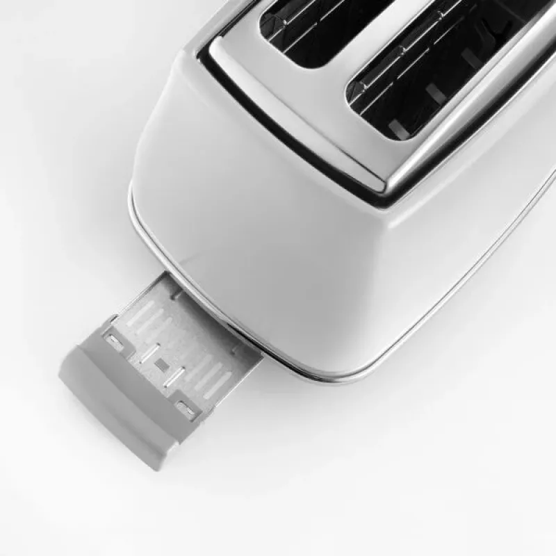 Toaster De’Longhi CTOC2103.W 2 slice 900 W White Stainless Steel