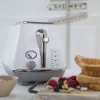 Toaster De’Longhi CTOC2103.W 2 slice 900 W White Stainless Steel