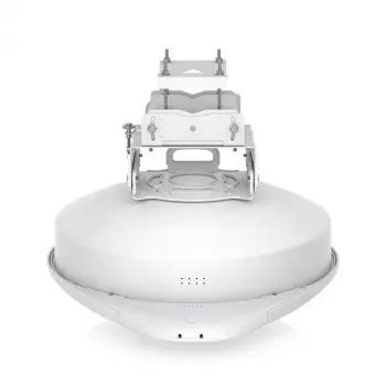 Network bridge UBIQUITI UISP airFiber 60 XG — 6000 Mbit/s, range up to 4000 m, Gigabit Ethernet, pole mount, white