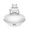 Network bridge UBIQUITI UISP airFiber 60 XG — 6000 Mbit/s, range up to 4000 m, Gigabit Ethernet, pole mount, white