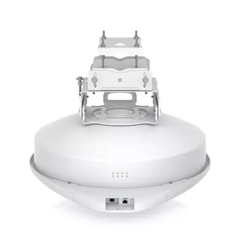 Network bridge UBIQUITI UISP airFiber 60 XG — 6000 Mbit/s, range up to 4000 m, Gigabit Ethernet, pole mount, white