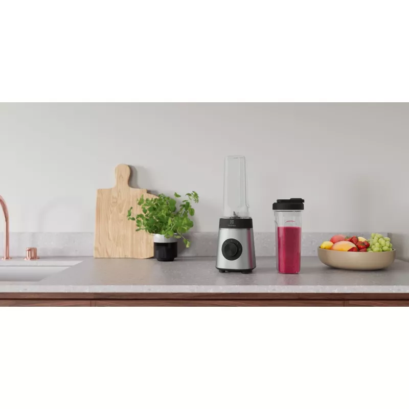 Tabletop sport blender Electrolux E4CB1-6ST 1 L glass bowl, 350 W, stainless steel, ice-crush, mill, 2 speeds