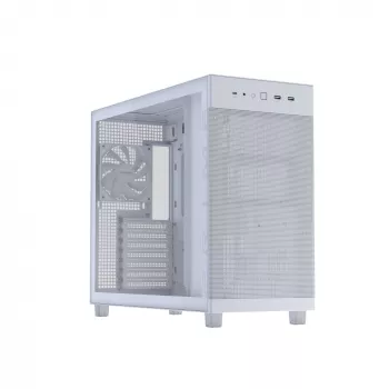 PC case ASUS PRIME AP303 TG White — ATX/Micro-ATX/Mini-ITX, tempered glass, USB-C, 360 mm GPU support