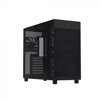 ASUS PRIME AP303 TG Black, PC, Black, micro ATX, Mini-ITX, ATX, 16.5 cm, 36 cm, 18 cm