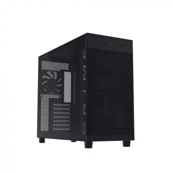ASUS PRIME AP303 TG Black, PC, Black, micro ATX, Mini-ITX, ATX, 16.5 cm, 36 cm, 18 cm