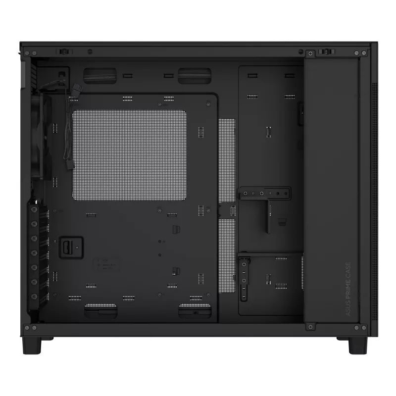 ASUS PRIME AP303 TG Black, PC, Black, micro ATX, Mini-ITX, ATX, 16.5 cm, 36 cm, 18 cm