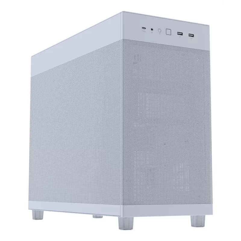 PC case ASUS PRIME AP303 Mesh Midi Tower White — ATX/Micro ATX/Mini-ITX, GPU up to 36 cm, PSU up to 18 cm, CPU cooler height 16.5 cm