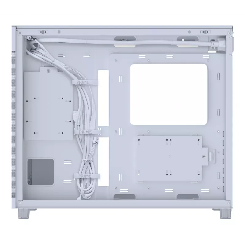 PC case ASUS PRIME AP303 Mesh Midi Tower White — ATX/Micro ATX/Mini-ITX, GPU up to 36 cm, PSU up to 18 cm, CPU cooler height 16.5 cm