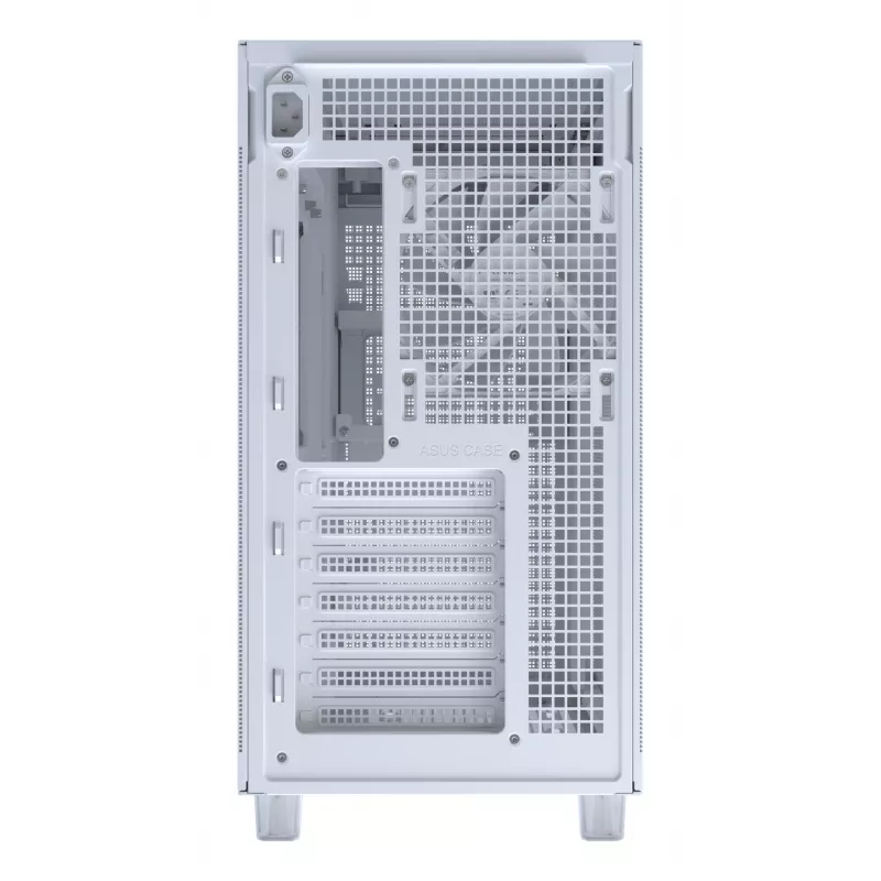 PC case ASUS PRIME AP303 Mesh Midi Tower White — ATX/Micro ATX/Mini-ITX, GPU up to 36 cm, PSU up to 18 cm, CPU cooler height 16.5 cm