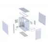 PC case ASUS PRIME AP303 Mesh Midi Tower White — ATX/Micro ATX/Mini-ITX, GPU up to 36 cm, PSU up to 18 cm, CPU cooler height 16.5 cm