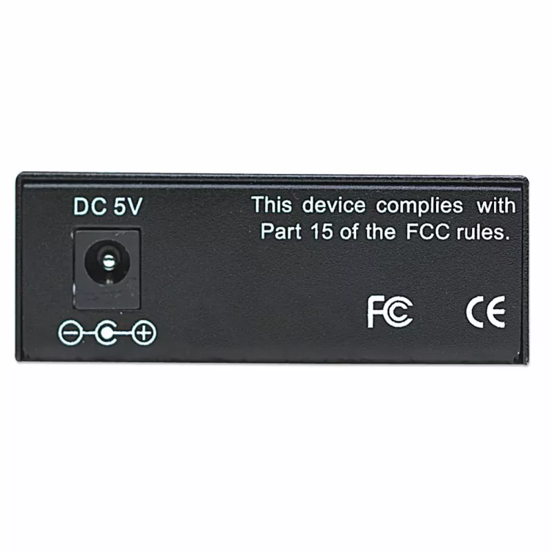 Intellinet Fast Ethernet Media Converter, 10/100Base-Tx to 100Base-Fx (SC) Multi-Mode, 2 km (1.24 mi)
