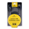 GEMBIRD Active USB 2.0 Extension Cable, 10m - Black