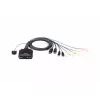 KVM switch ATEN CS22DP-AT 2-port USB DisplayPort, 4K@30Hz, USB-A console, audio, 1.2 m cable