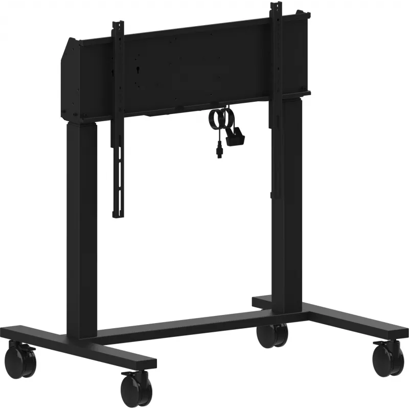 iiyama MD-CAR2031-B1 Electric Floor Lift on Wheels for Displays 55–105 inch, max 120 kg, VESA 800x600, height 850–1800 mm, Black