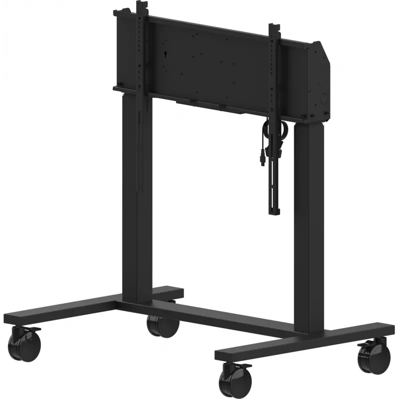 iiyama MD-CAR2031-B1 Electric Floor Lift on Wheels for Displays 55–105 inch, max 120 kg, VESA 800x600, height 850–1800 mm, Black