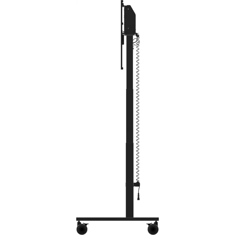 iiyama MD-CAR2031-B1 Electric Floor Lift on Wheels for Displays 55–105 inch, max 120 kg, VESA 800x600, height 850–1800 mm, Black