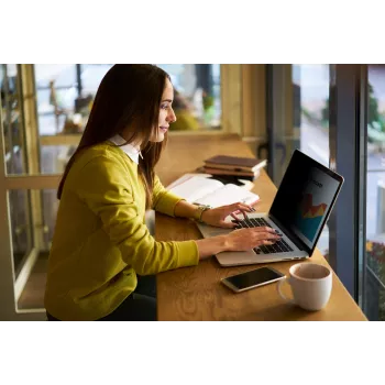 3M Bright Screen Privacy Filter for 14in Full Screen Laptop, 16:9, BP140W9E