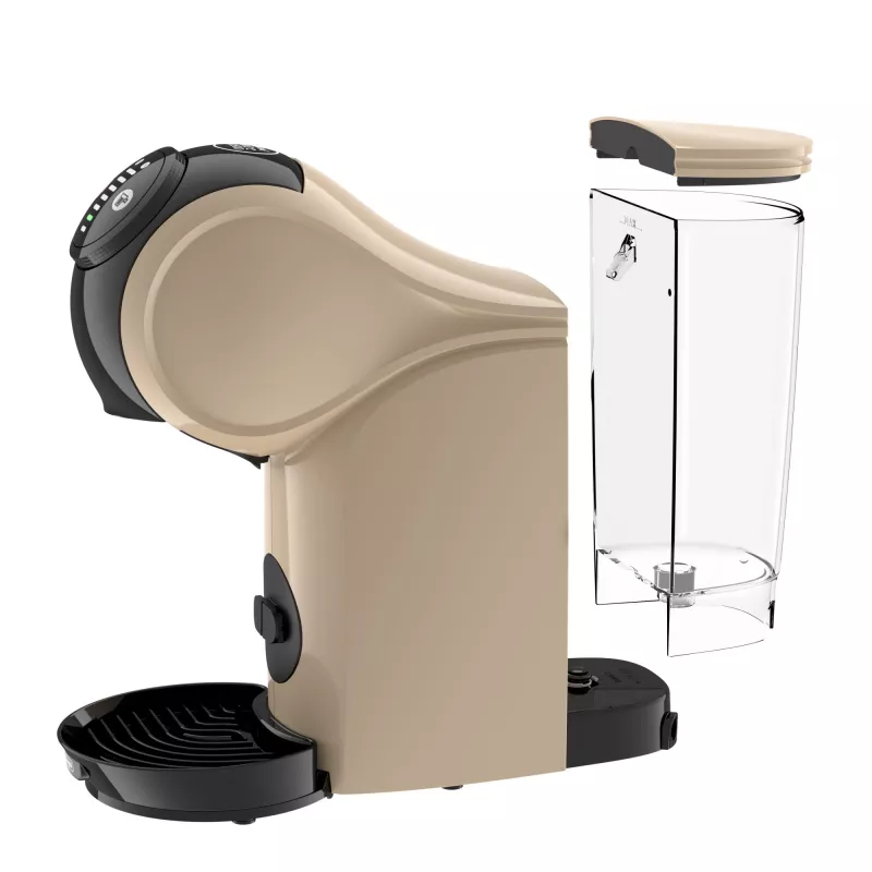 Capsule coffee machine De’Longhi Genio S — 0.8 L water tank, 15 bar, countertop, taupe