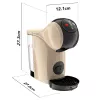 Capsule coffee machine De’Longhi Genio S — 0.8 L water tank, 15 bar, countertop, taupe