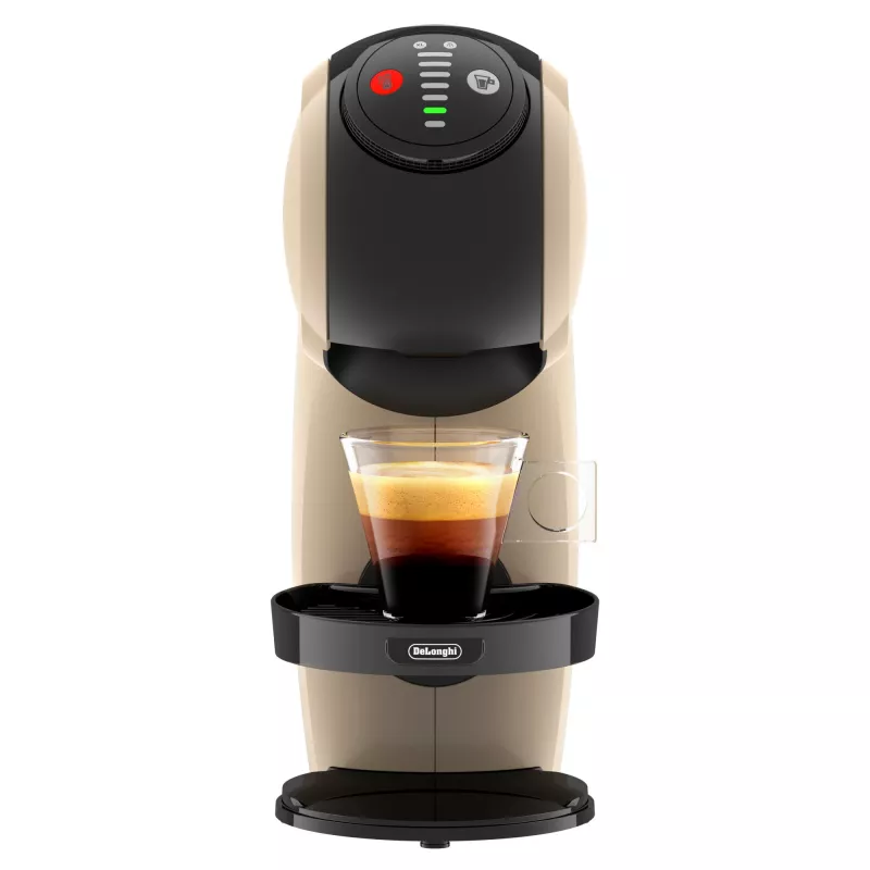 Capsule coffee machine De’Longhi Genio S — 0.8 L water tank, 15 bar, countertop, taupe