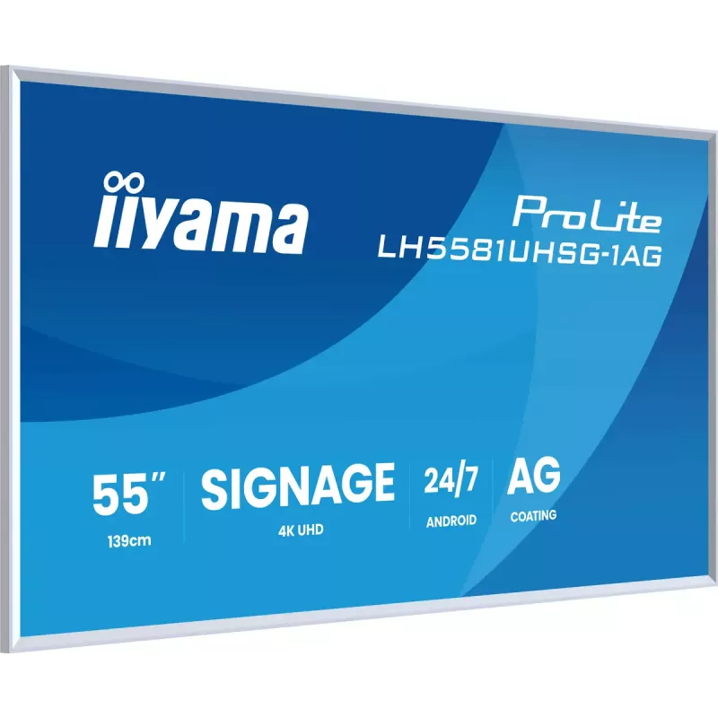 Monitor iiyama LH5581UHSG-1AG 54.6 inch Interactive flat panel 4K Ultra HD 3840 x 2160
