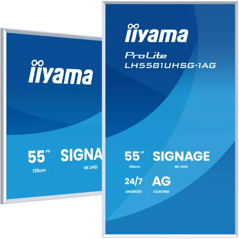 Monitor iiyama LH5581UHSG-1AG 54.6 inch Interactive flat panel 4K Ultra HD 3840 x 2160