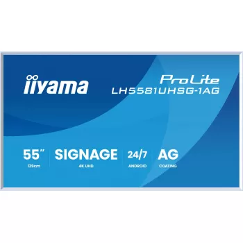 Monitor iiyama LH5581UHSG-1AG 54.6 inch Interactive flat panel 4K Ultra HD 3840 x 2160