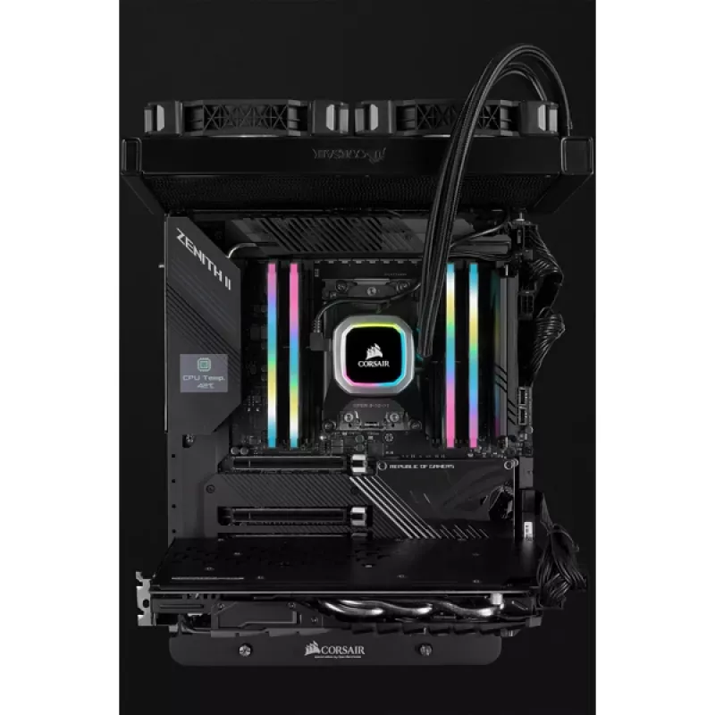 CORSAIR Memory 16GB DDR4 3200MHz C16 (2x8gb) Vengeance RGB Pro Black
