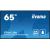 iiyama LH6560UHS-B2AG Signage Display Digital A-board 163.8 cm (64.5 inch) LED Wi-Fi 500 cd/m² 4K Ultra HD Black Built-in processor Android 11 24/7