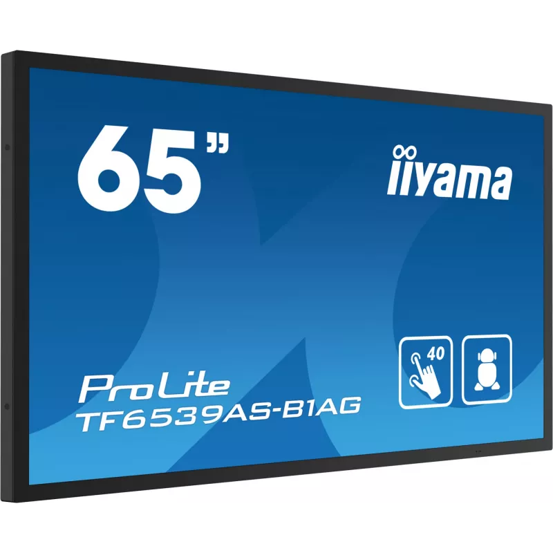Digital signage flat panel iiyama TF6539AS-B1AG 64.5 inch Touchscreen LED 3840 x 2160