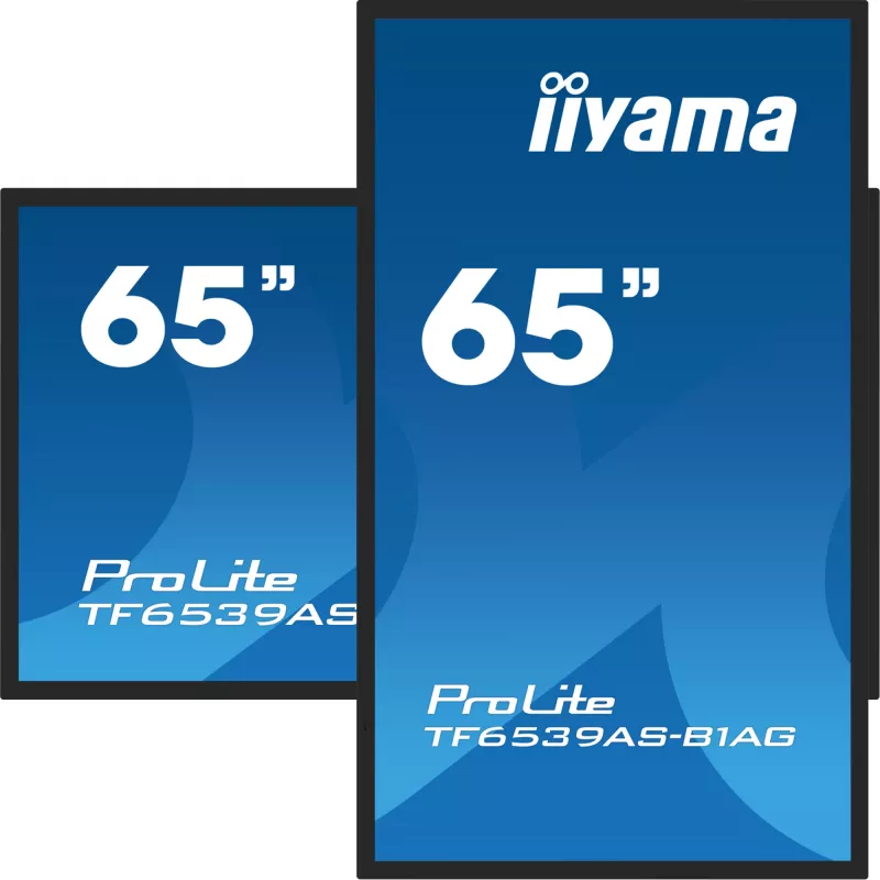 Digital signage flat panel iiyama TF6539AS-B1AG 64.5 inch Touchscreen LED 3840 x 2160