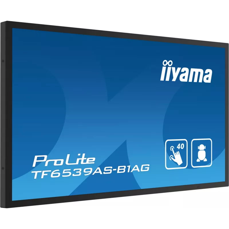 Digital signage flat panel iiyama TF6539AS-B1AG 64.5 inch Touchscreen LED 3840 x 2160